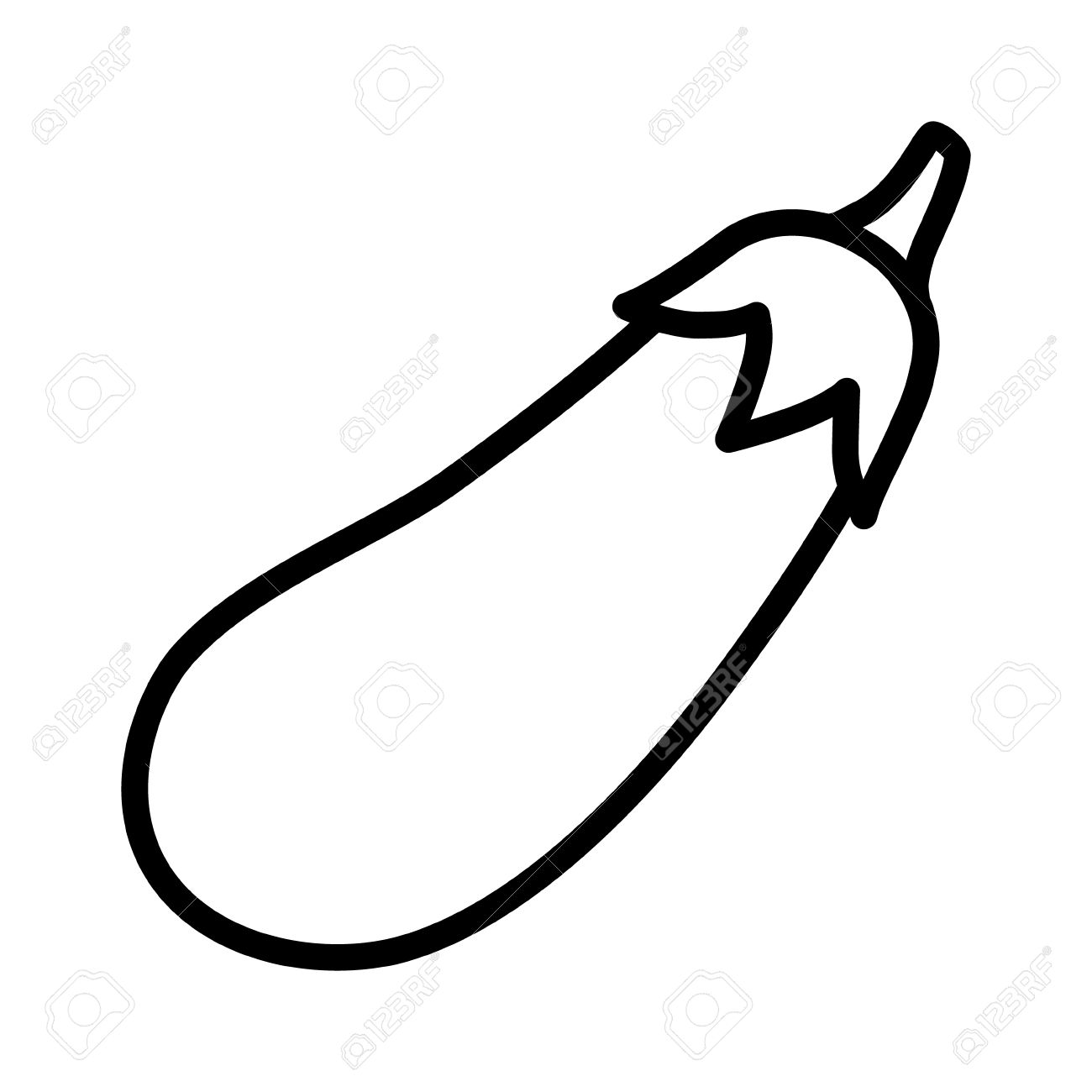 1300x1300 brinjal drawing free download - Brinjal Drawing Picture
