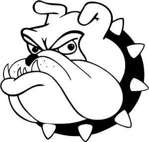300x286 british bulldog head car,camper bike van window stickers decals ebay - British Bulldog Drawing