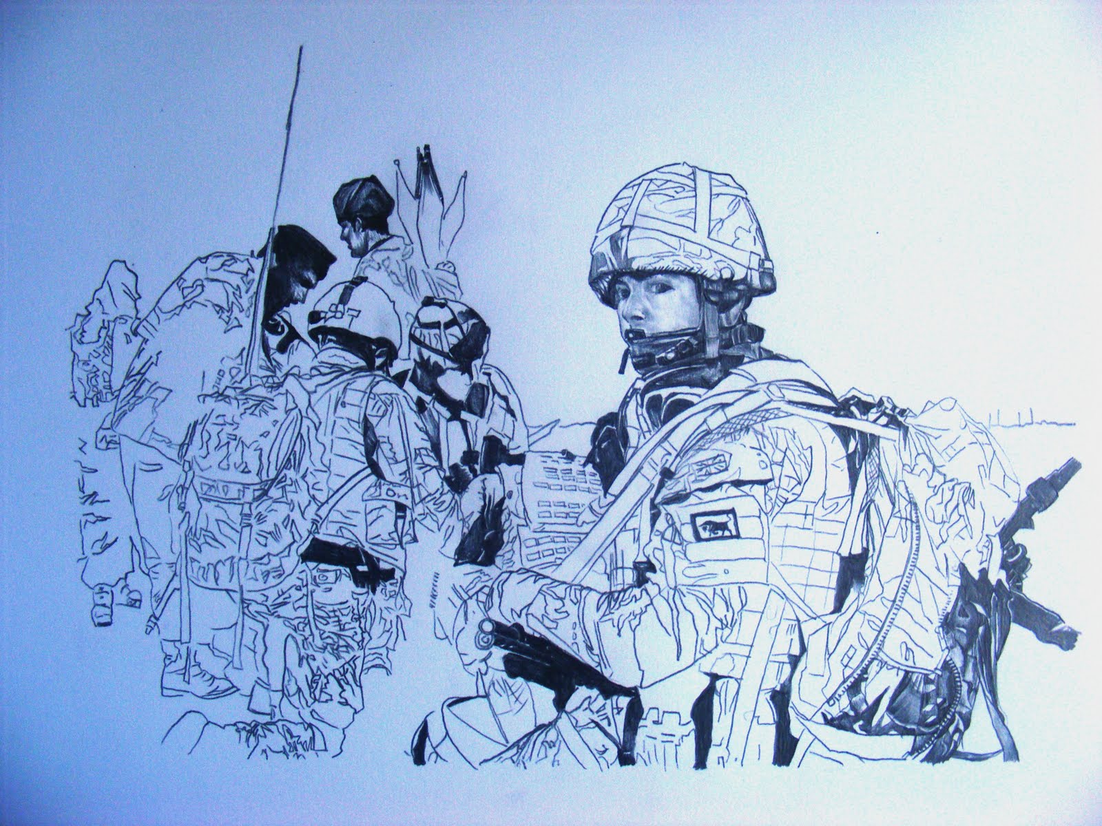 British Soldier Drawing at Explore collection of