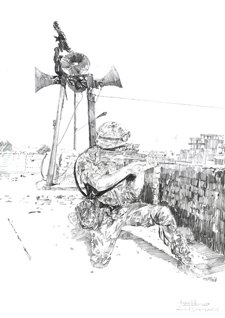 442x624 yessy gt jason askew gt modern erapost gt iraq british soldier - British Soldier Drawing