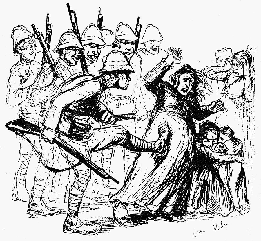 900x830 boer war british soldiers drawing - British Soldier Drawing