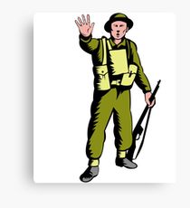 210x230 british soldier drawing canvas prints redbubble - British Soldier Drawing