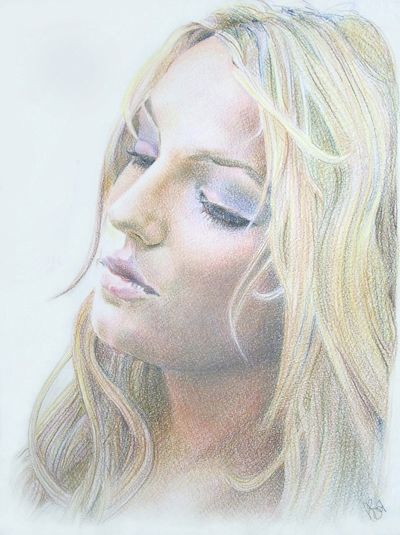 400x535 britney spears drawing artist balloonfactory - Britney Spears Drawing