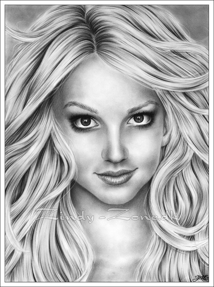 683x915 zindy zone dk - Britney Spears Drawing