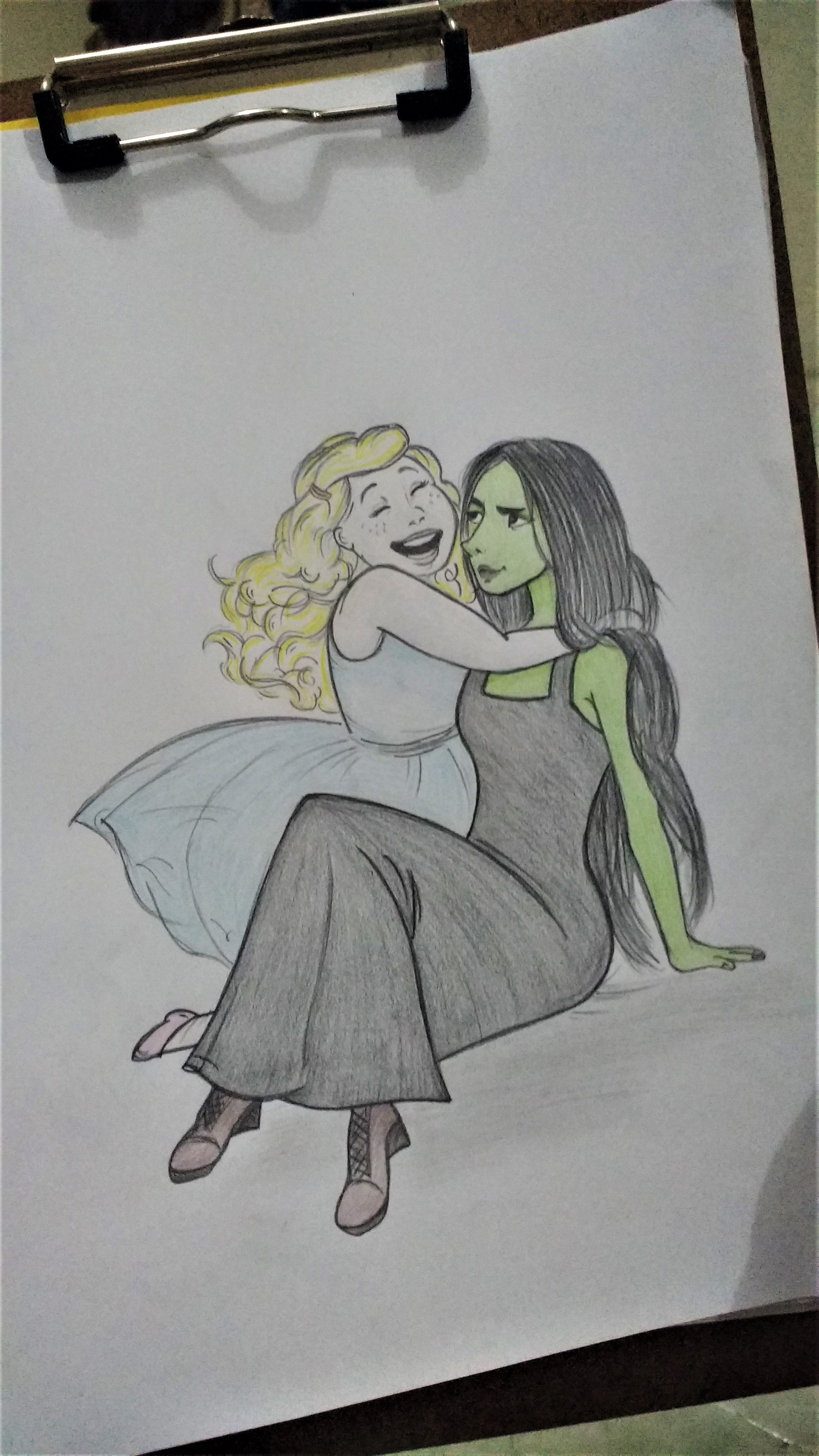 2340x4160 wicked - Broadway Drawings