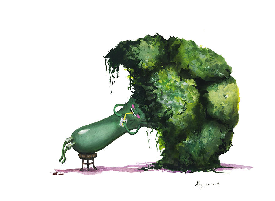 900x660 Broccoli Drawing - Broccoli Drawing