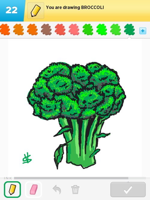 500x667 Broccoli Drawings - Broccoli Drawing