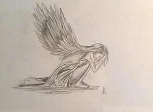 300x220 broken angel drawing - Broken Angel Drawing