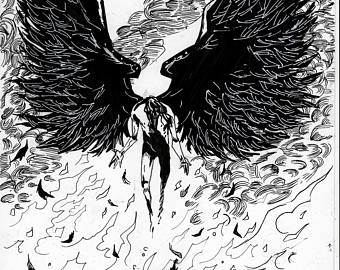 340x270 broken angel etsy - Broken Angel Drawing