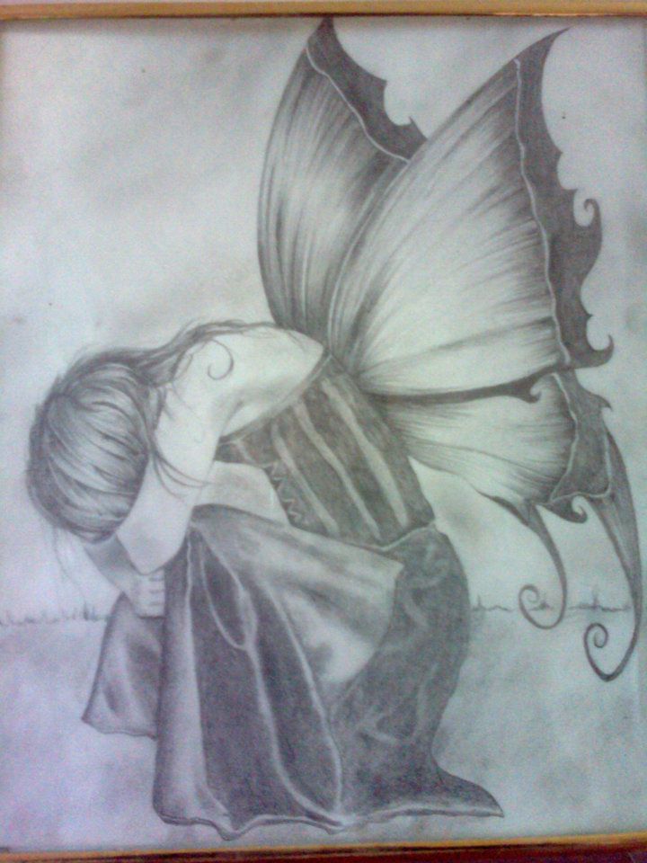 720x960 the broken angel steemit - Broken Angel Drawing