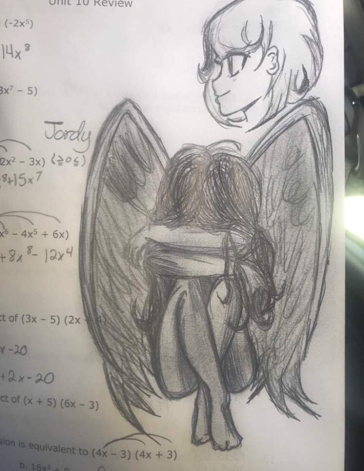 750x970 broken angel animeamparts amino - Broken Angel Drawing