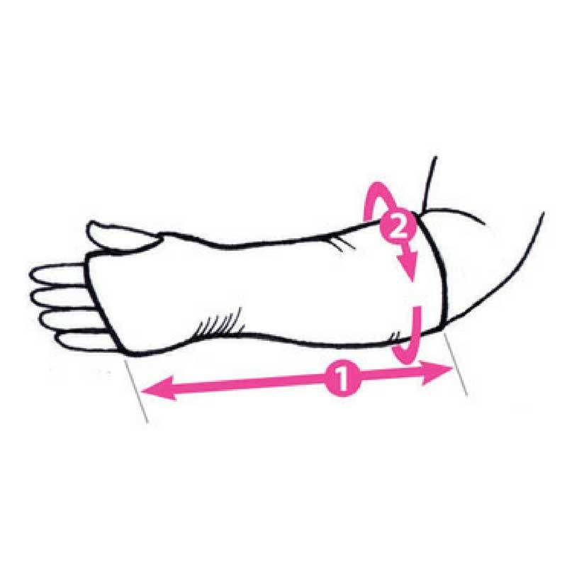 800x800 Buy Your Cast Protector In Solid Black Online - Broken Arm Cast Drawing