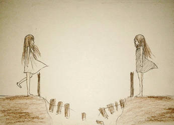 346x250 Our Broken Bridge - Broken Bridge Drawing