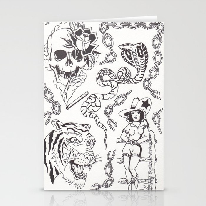 700x700 broken chain stationery cards - Broken Chain Drawing