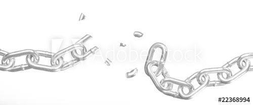 500x208 broken chain on white background - Broken Chain Drawing