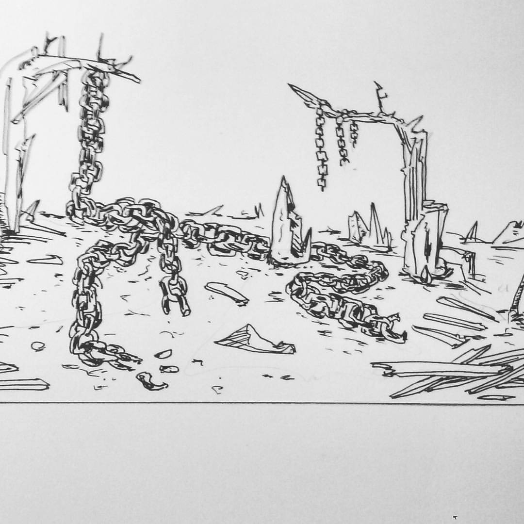 1080x1080 yeah dude comics broken chain - Broken Chain Drawing