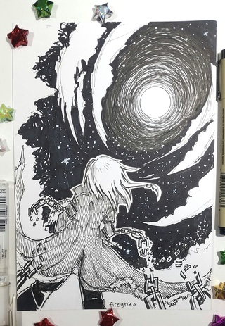 320x463 inktober day broken chain skipped so many days due - Broken Chain Drawing