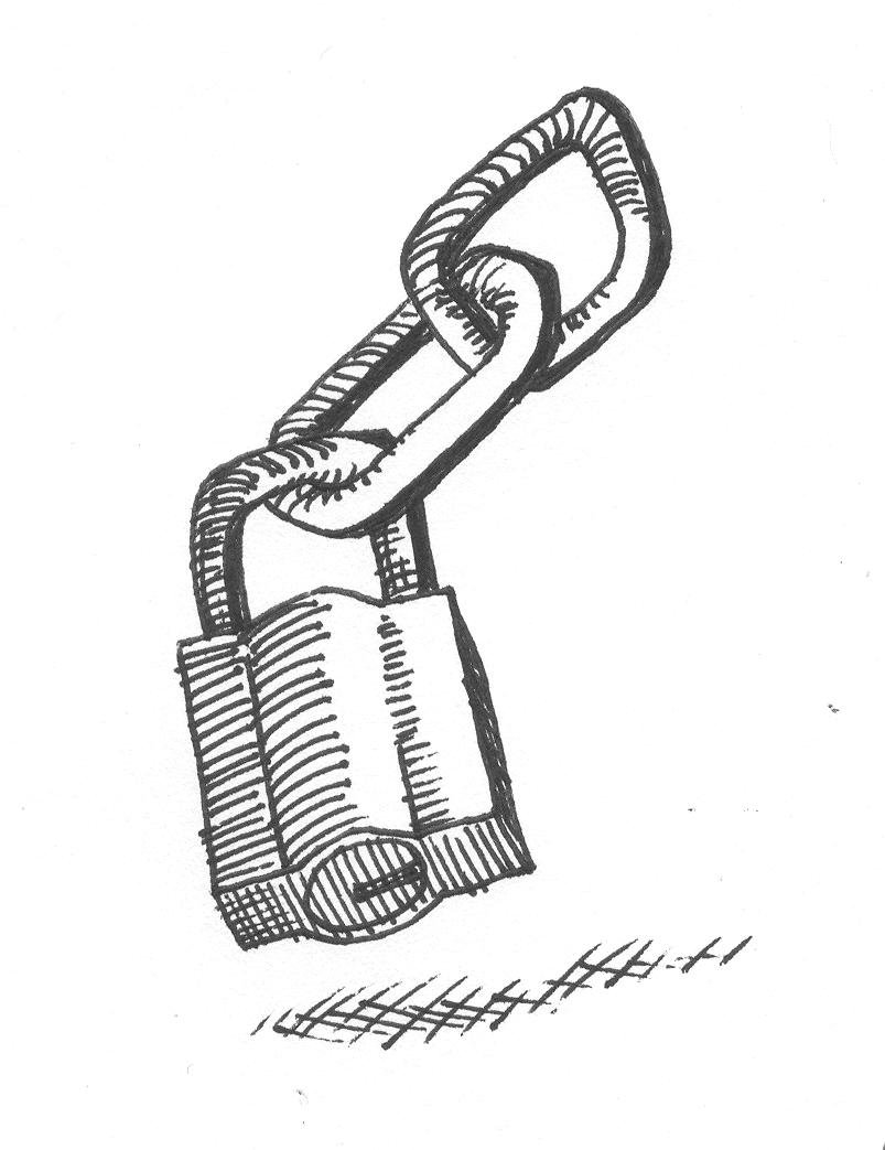 803x1043 mace drawing chain for free download - Broken Chain Drawing