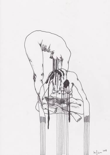 375x531 And Still An Open Wound Drawing - Broken Drawings
