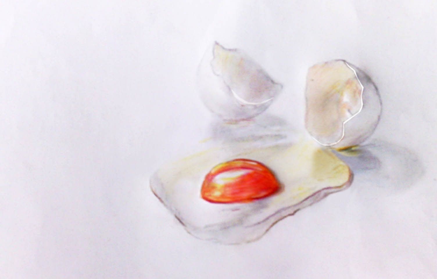 1504x961 Realistic Broken Egg Drawing Pastell Pencil Paintings Pencil - Broken Egg Drawing
