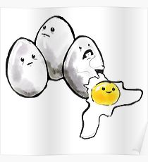 210x230 Broken Egg Drawing Posters Redbubble - Broken Egg Drawing