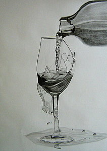 212x300 Broken Glass Drawings - Broken Glass Drawing