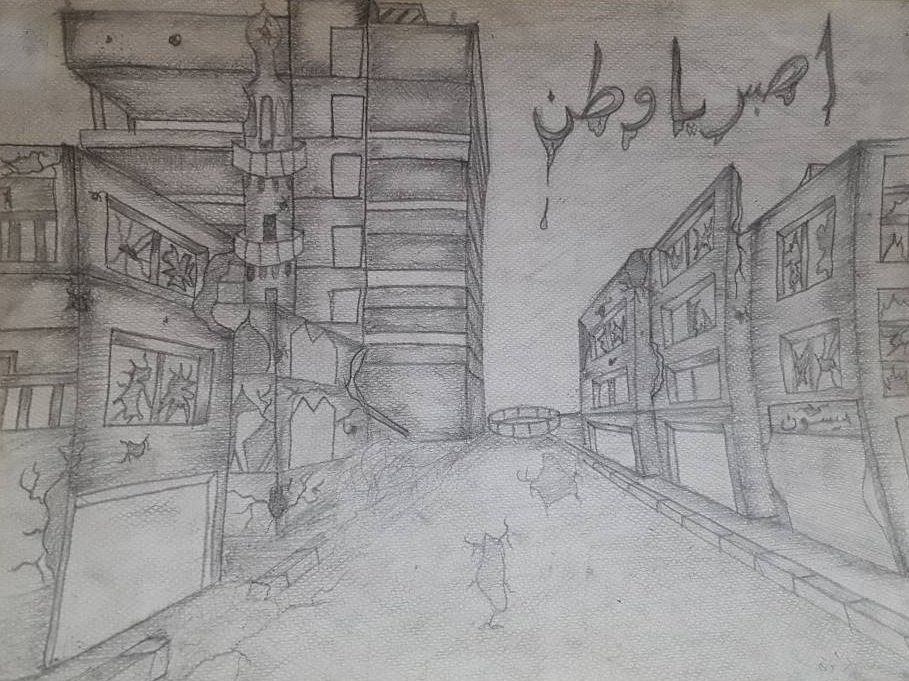 909x681 The Duma Drawings - Broken Hand Drawing