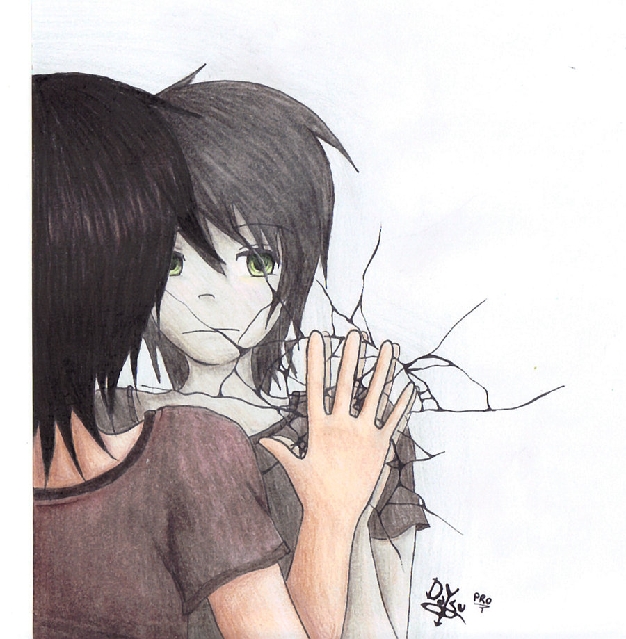 900x919 Broken Mirrors - Broken Hand Mirror Drawing