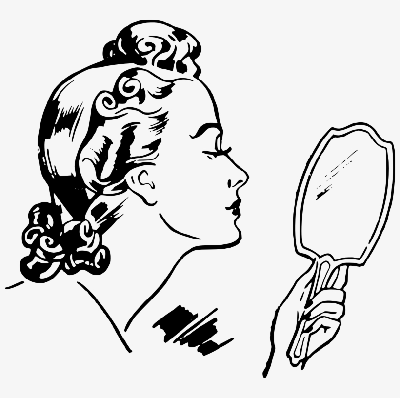 820x816  - Broken Hand Mirror Drawing