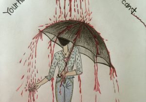 300x210 broken heart boy pencil sketch broken heart drawings in pencil - Broken Heart Drawings In Pencil