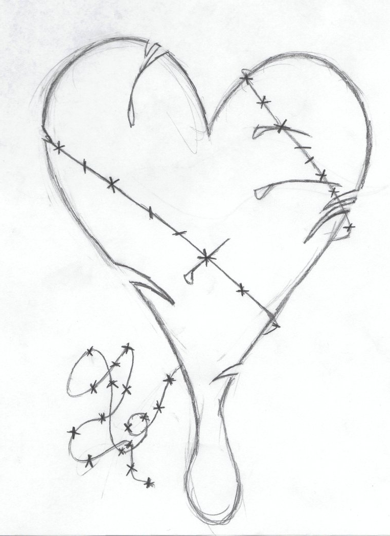 763x1047 broken heart drawings in pencil broken drawing at getdrawings - Broken Heart Drawings In Pencil