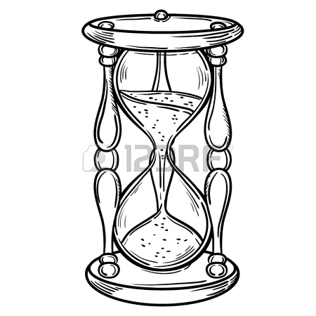 450x450 Broken Hourglass Drawing - Broken Hourglass Drawing