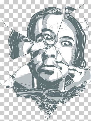 Broken Mirror Drawing