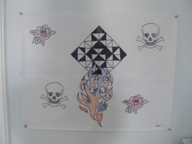 396x297 Broken Mirror Drawing - Broken Mirror Drawing