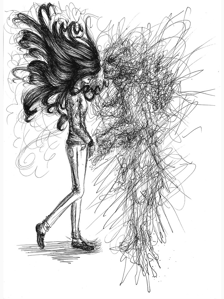 750x1000 Mirror Drawing Broken Glass For Free Download - Broken Mirror Drawing