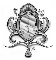 236x251 How To Draw A Broken Mirror - Broken Mirror Drawing