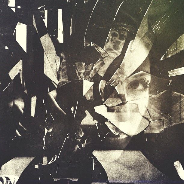 612x612 reflection broken glass drawing picturesque mirrored - Broken Mirror Reflection Drawing