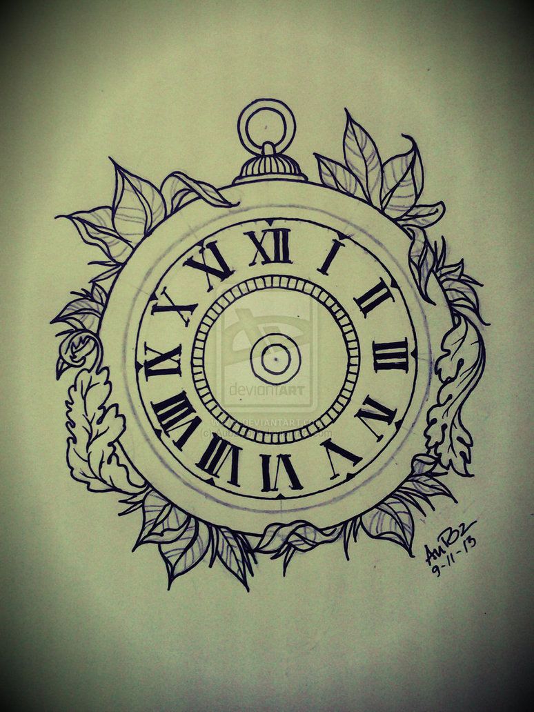 774x1032 Broken Pocket Watch Drawing - Broken Pocket Watch Drawing