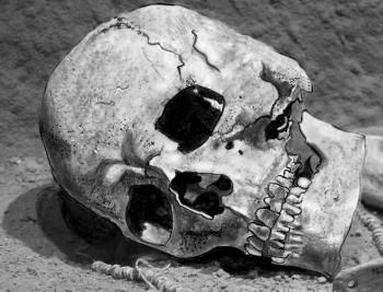 350x267 Cracked Skull Drawing - Broken Skull Drawing