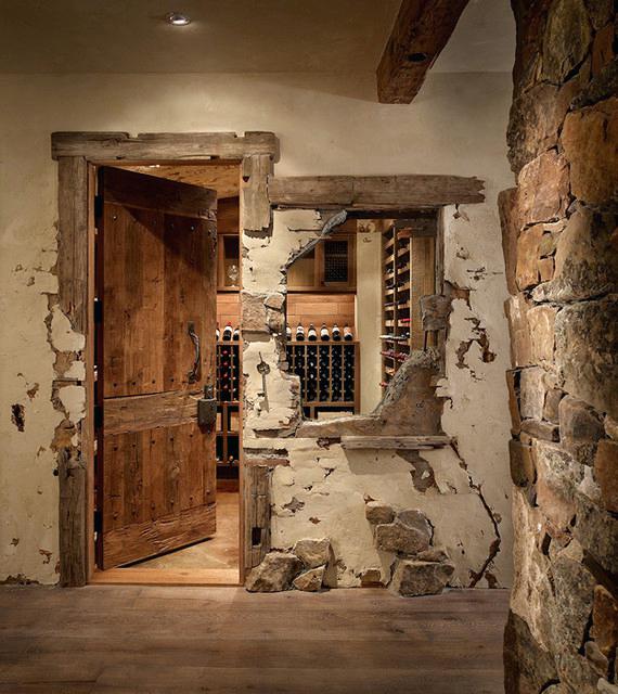 570x640 broken wall broken wall contemporary wine cellar broken wall - Broken Wall Drawing
