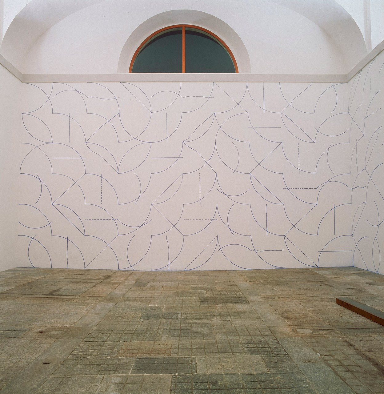 1248x1280 Wall Drawing - Broken Wall Drawing