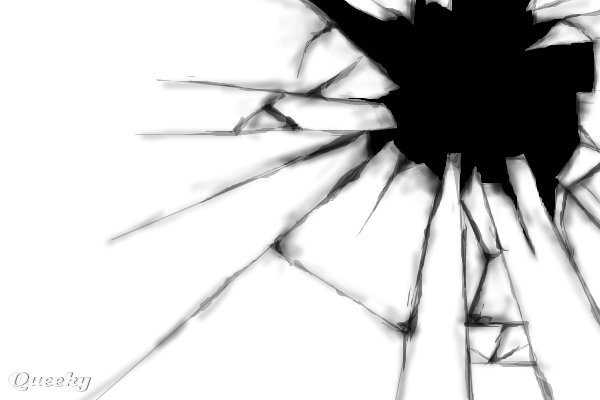 600x400 broken glass an abstract speedpaint drawing by, broken window - Broken Window Drawing