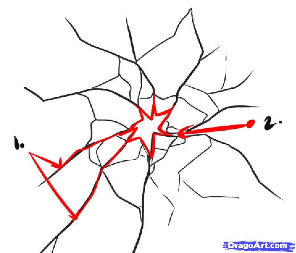 959x819 How To Draw Glass, Step - Broken Window Drawing