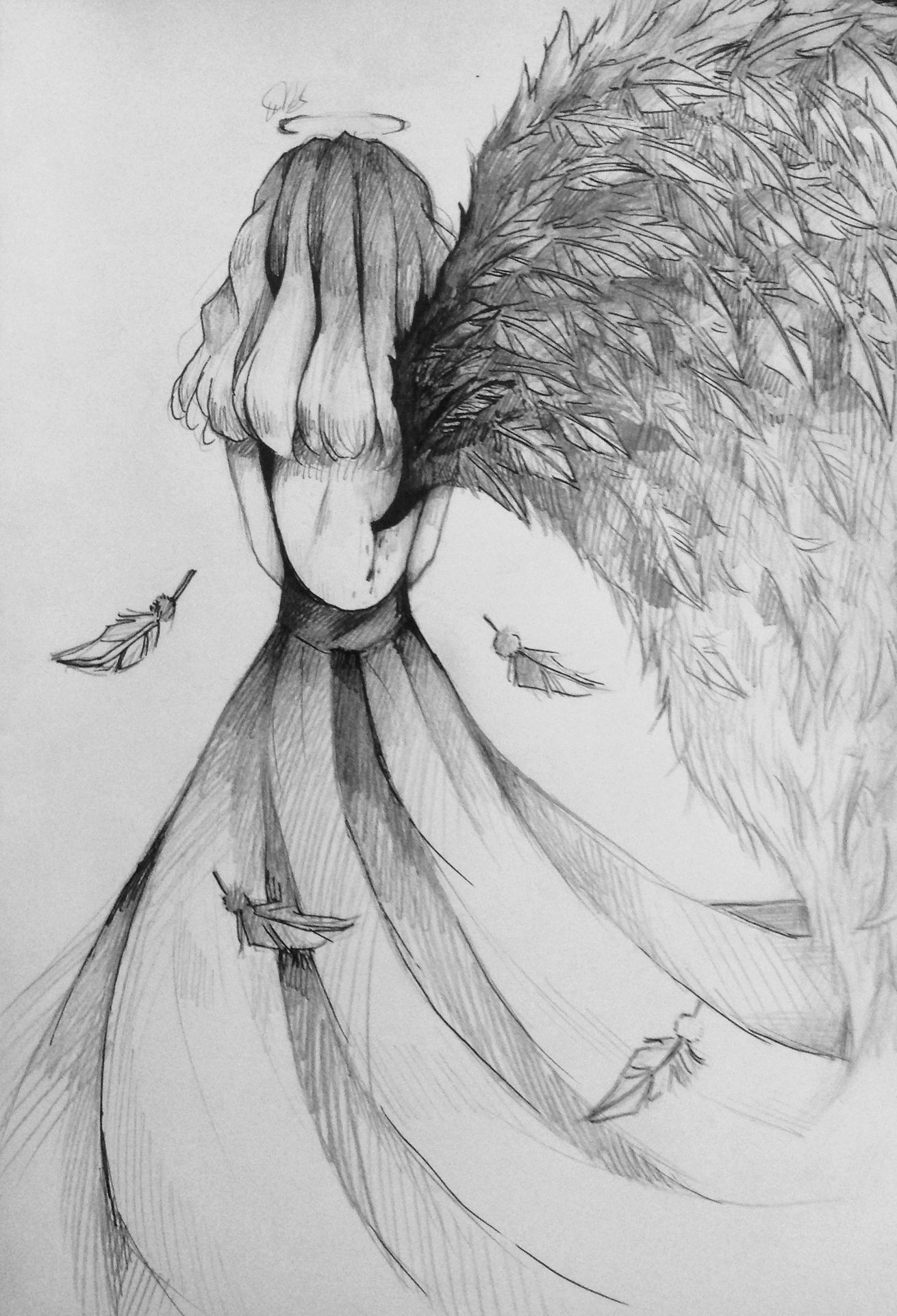 Broken Wings Drawing at Explore collection of