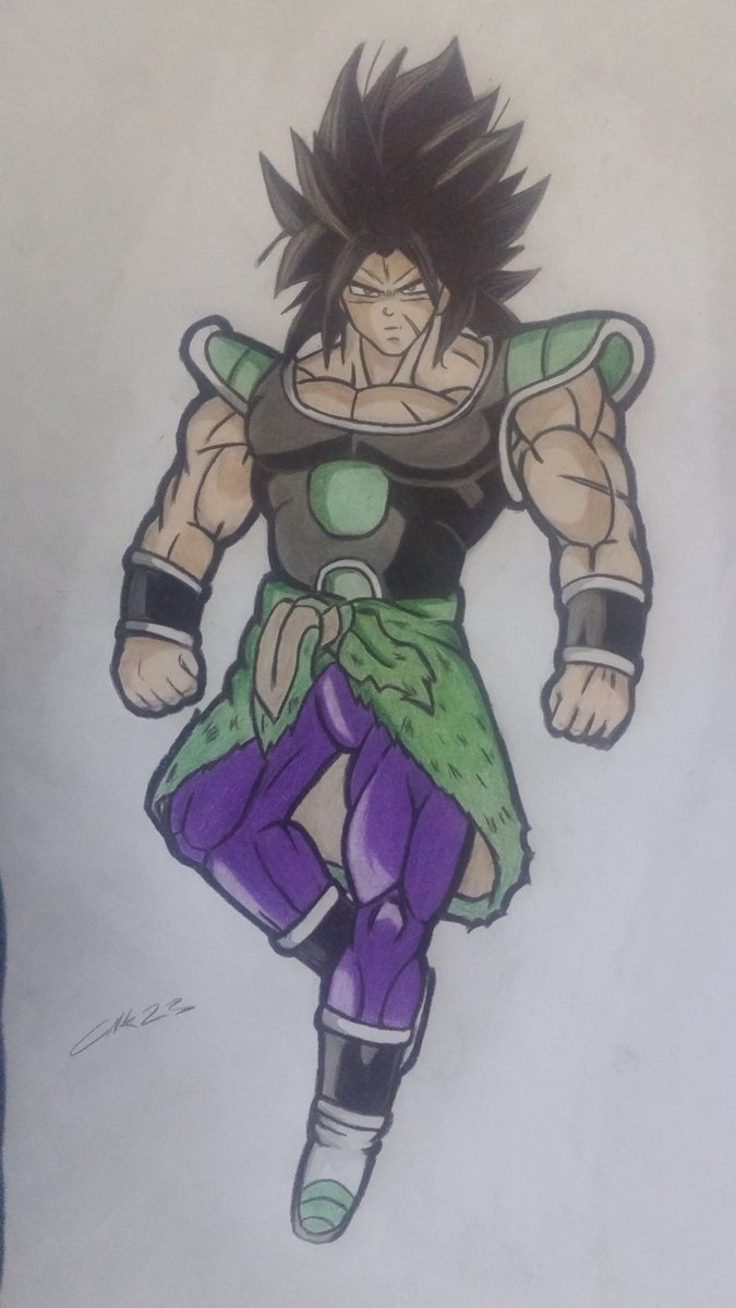 675x1200 On Twitter Broly Drawing I Hope You Guys Like It Rt Like - Broly Drawing