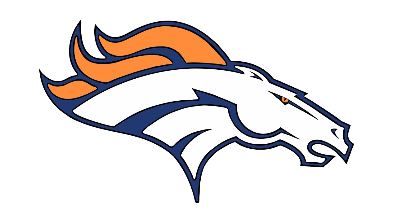 1280x720 how to draw the denver broncos logo - Broncos Drawing