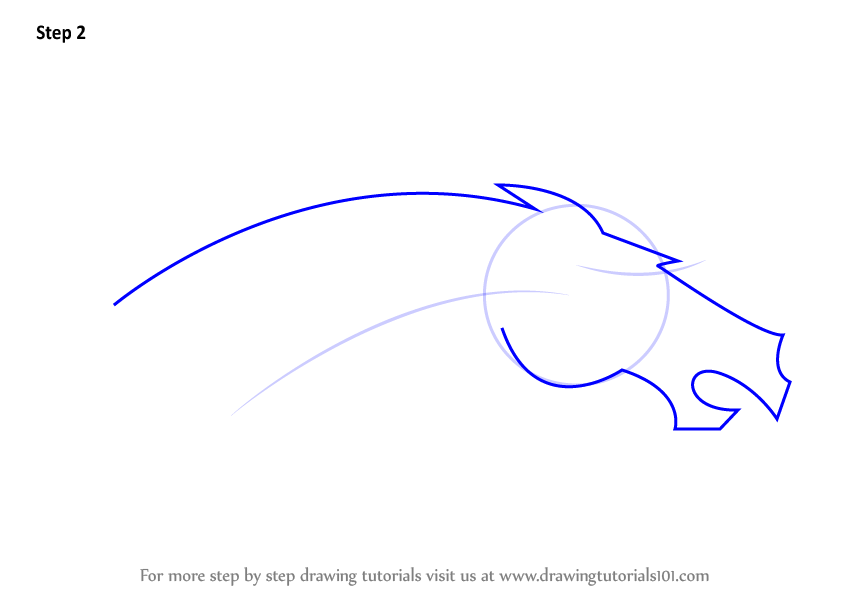 847x598 learn how to draw denver broncos logo - Broncos Drawing