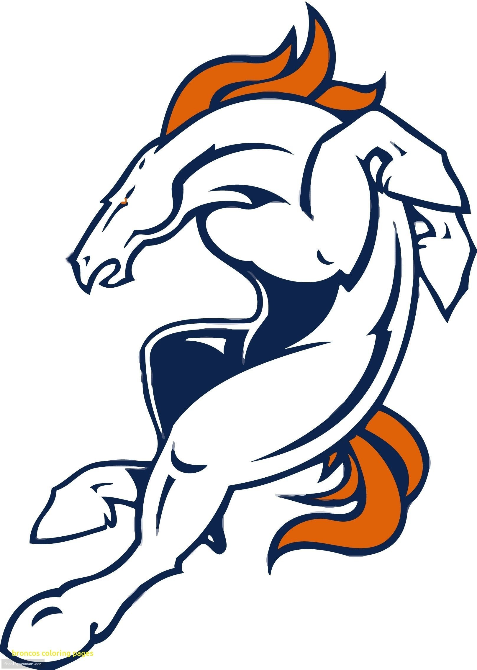 1617x2271 Denver Broncos Coloring Pages Inspirationa Logo Drawing - Broncos Logo Drawing