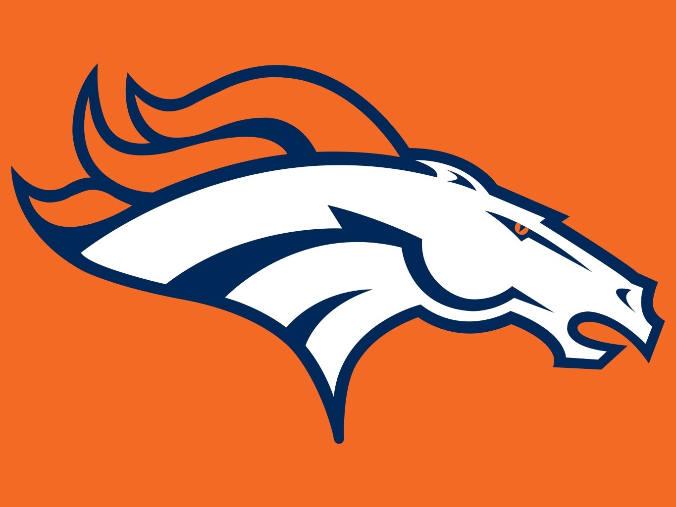 1365x1024 Denver Broncos Logos - Broncos Logo Drawing