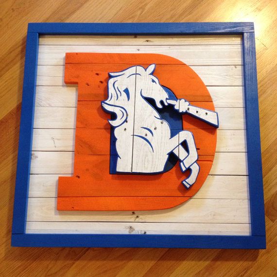 570x570 Old School Broncos Logo - Broncos Logo Drawing